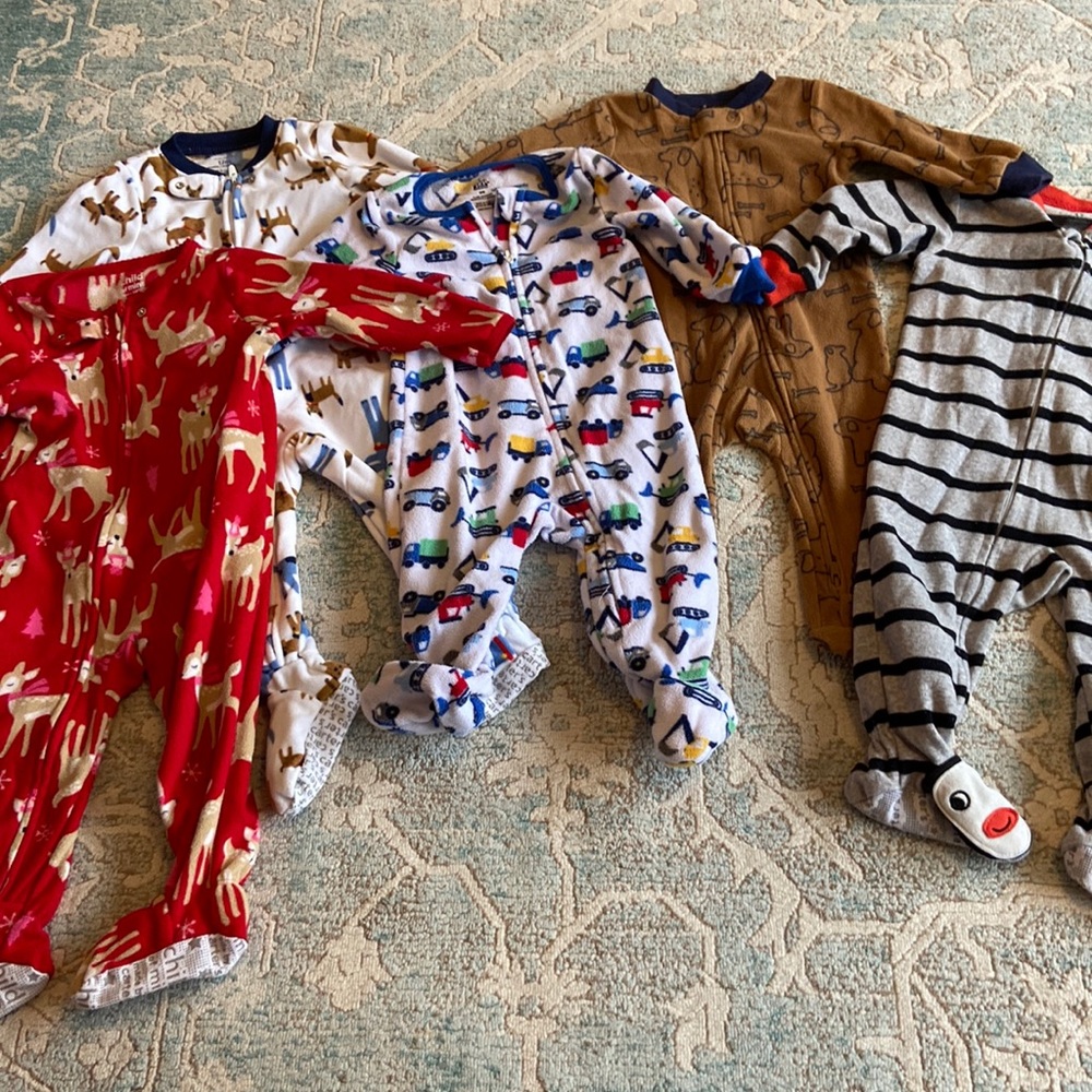 Footed Fleece Sleepers